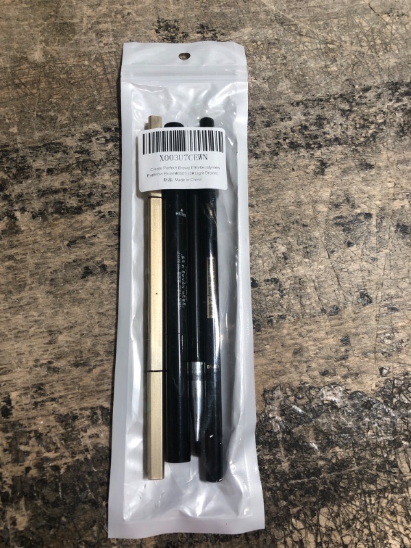 Photo 2 of Create Perfect Brows Effortlessly with a Natural and Long-Lasting 4-in-1 Eyebrow Pencil Set, Including 3 Different Styles of Pencils and 1 Eyebrow Brush#0503 (2# Light Brown)