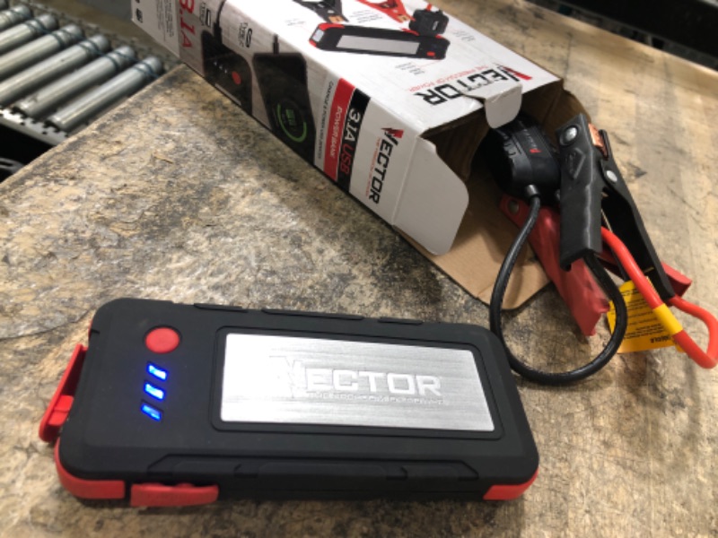 Photo 2 of VECTOR
1600 Peak Amp Jump Starter, Dual USB, Rechargeable