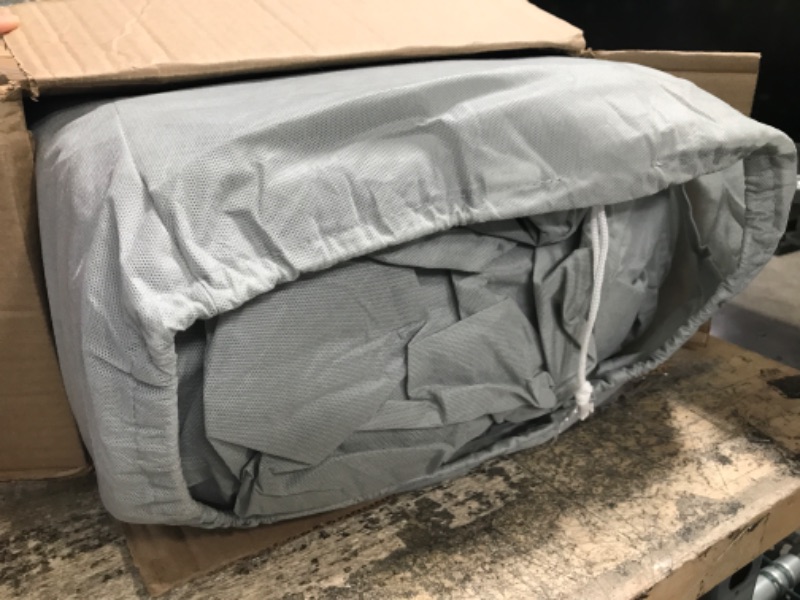 Photo 2 of Budge Rain Barrier Hatchback Car Cover, Outdoor, Waterproof, Hatchback Car Cover fits Cars up to 161", Gray Size HB-1: Fits up to 13' 5"