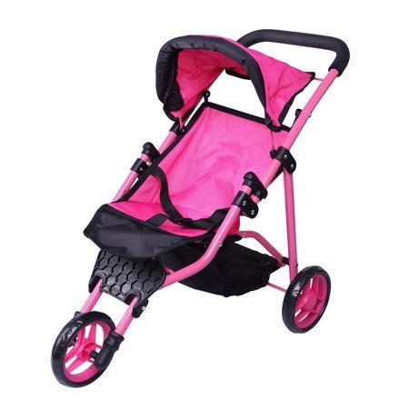 Photo 1 of ***Parts Only***Click N Play Precious Toys Jogger Hot Pink Doll Stroller
