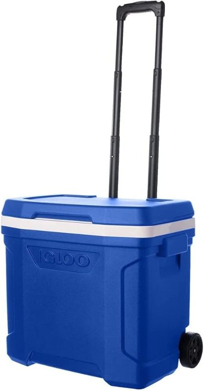 Photo 1 of ***MISSING WHEELS**
Igloo Profile Commercial Grade Insulated Hardside Cooler, 28 Qt Blue
