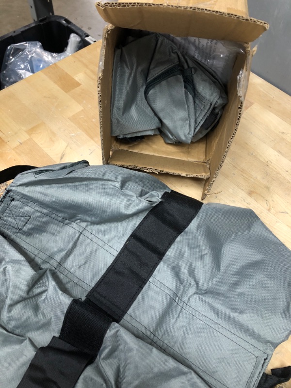 Photo 2 of ***ONE BAG HAS A TEAR***
US Weight Titan Fillable Canopy Weight Bags (4-Pack) with Reliable Zippers, Double-Bagged Design, Heavy Duty Thread and Box-Stitched Stress Points