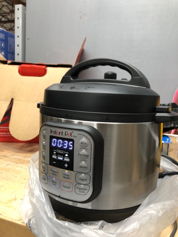 Photo 3 of **dent on side of pot**
Instant Pot Duo Mini 3-Quart Multi-Use Pressure Cooker