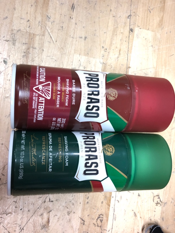 Photo 2 of 2-Proraso Shaving Foam, Refreshing and Toning, 10.3 Oz