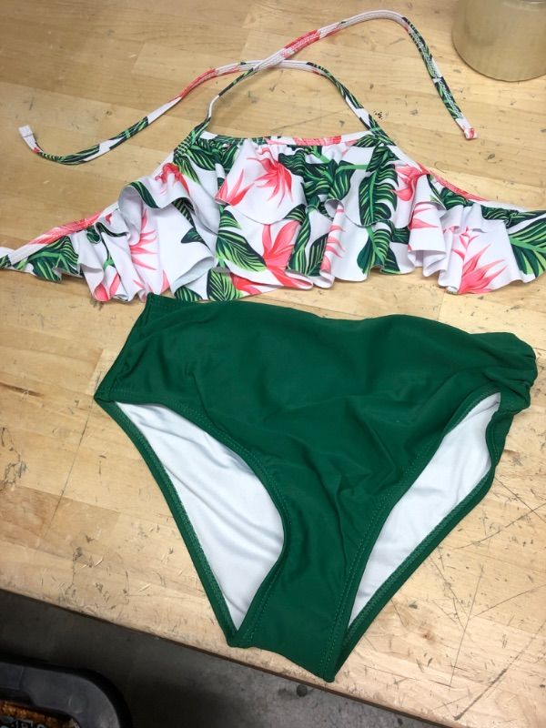 Photo 2 of Girls Swimsuit Two Pieces Bikini Set size 8 youth 
