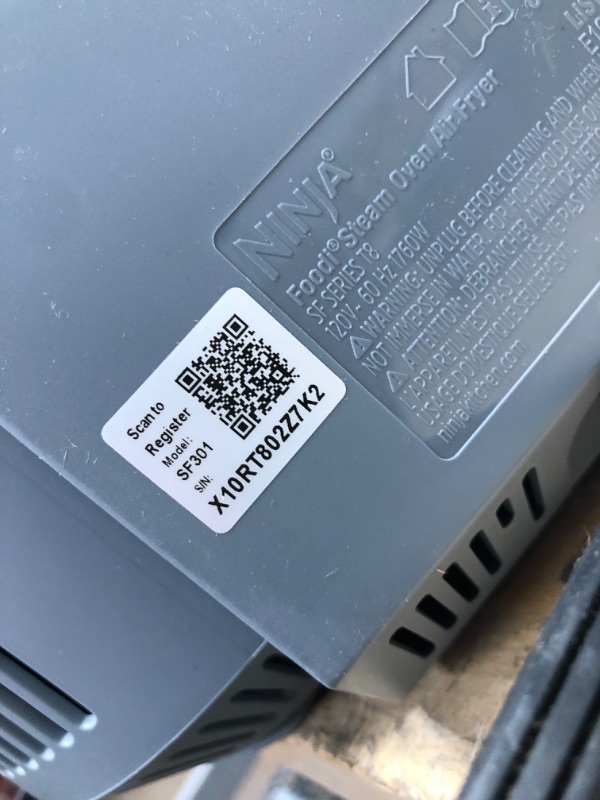 Photo 2 of ***BOTTOM LEFT SIDE IS BROKEN, SEE PHOTO***
Ninja SF301 Speedi Rapid Cooker & Air Fryer, 6-Quart Capacity, 12-in-1 Functions to Steam, Bake, Roast, Sear, Sauté, Slow Cook, Sous Vide & More, 15-Minute Speedi Meals All In One Pot, Sea Salt Gray
