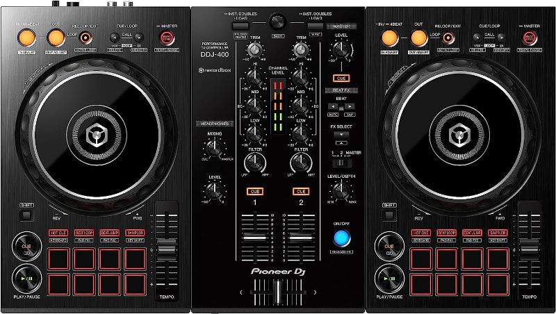 Photo 1 of DDJ-400 2-channel DJ controller for rekordbox (black)