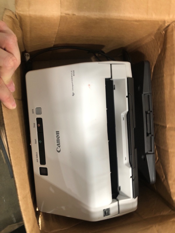 Photo 2 of Canon imageFORMULA R40 Office Document Scanner For PC and Mac, Color Duplex Scanning, Easy Setup For Office Or Home Use, Includes Scanning Software R40 Document Scanner