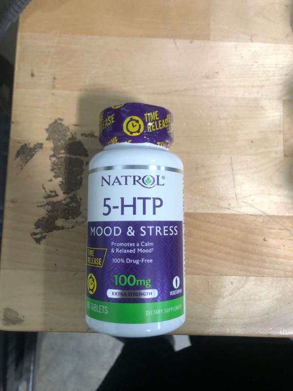 Photo 1 of 5-Htp 100Mg Time Release by Natrol - 45 Tab, 2 Pack