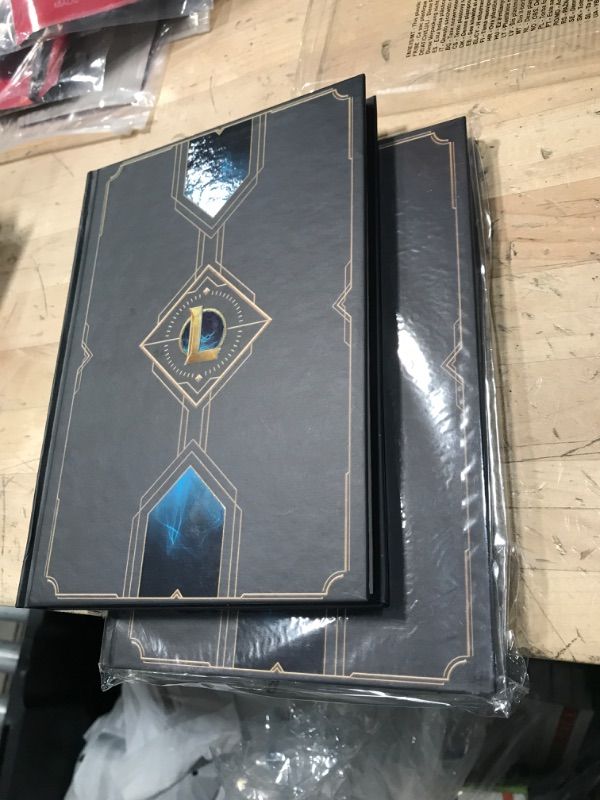 Photo 1 of 2 pack - ABYSTYLE League of Legends Hextech Logo Hardcover Notebook Online Video Game Office School Supplies Merch Gift