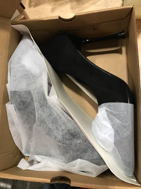 Photo 1 of Coutgo Womens High Heels Pointed Toe Bowkont Slip on Dress Pumps Shoes - 7