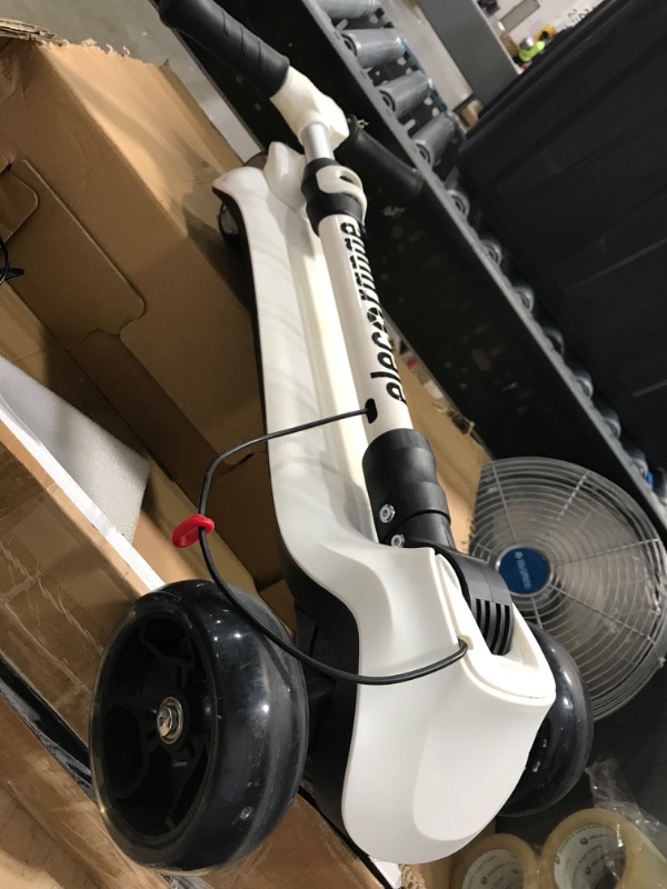 Photo 2 of *USED* PARTS ONLY* Elecorange Kid Electric Scooter, Safe Wide Light Up Deck & Wide Wheels, Reliable Thumb Throttle, 3 Adjustable Height, 5Mph Safe Speed, 60min Ride Time, Lightweight, Foldable, Scooter for Kids Ages 3-9