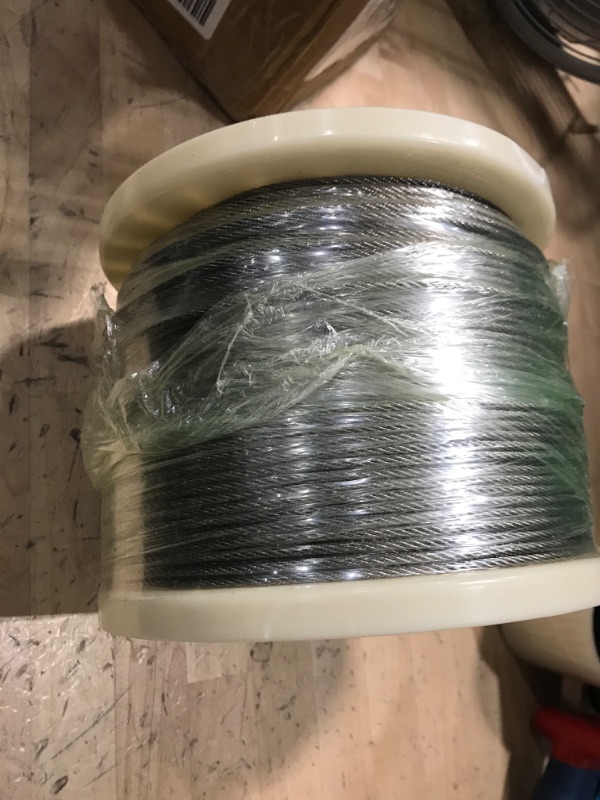 Photo 1 of 1000' of stainless steel wire 