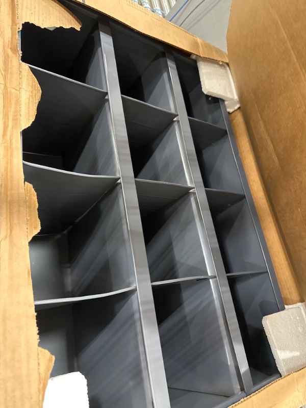 Photo 2 of DURHAM MFG Prime Cold Rolled Steel Pigeonhole Bin Unit , 12 in D x 23