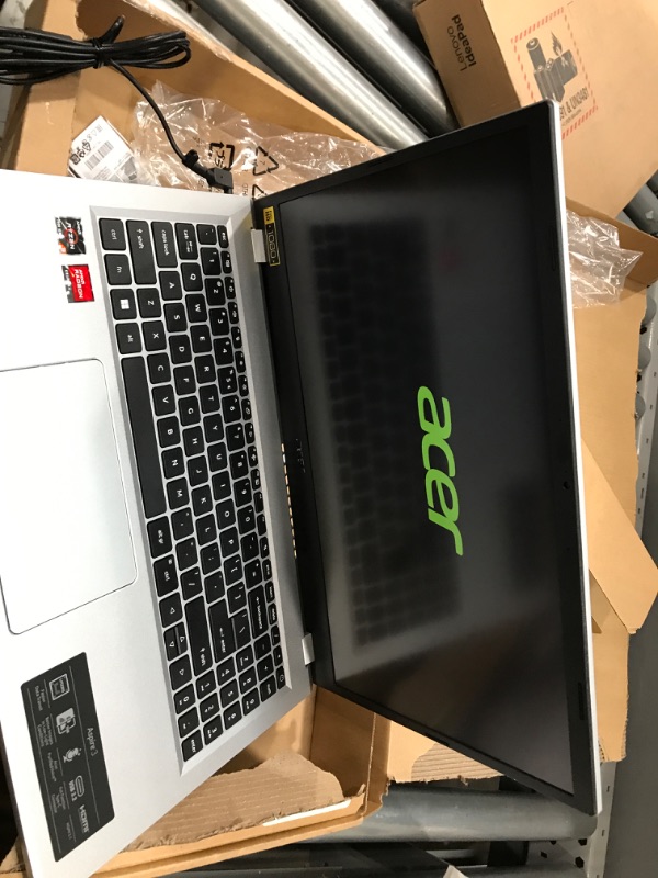 Photo 5 of acer Aspire 3 Slim Laptop, 15.6" FHD(1920x1080) IPS Display, AMD Ryzen 3 7320U, 4 Cores Processor, 8GB LPDDR5 RAM, 256GB SSD, Webcam, Wi-Fi 6, Windows 11S, EAT Cloth
