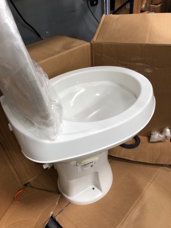 Photo 3 of Dometic 300 Series Standard Height Toilet, White Standard Height White