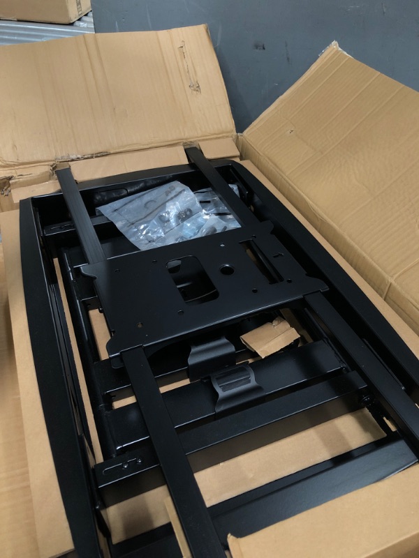 Photo 1 of Monoprice Recessed Full-Motion Articulating TV Wall Mount Bracket - for TVs 42in to 63in Max Weight 200lbs Extension Range of 3.94in to 25.0in VESA Patterns Up to 800x500 Black