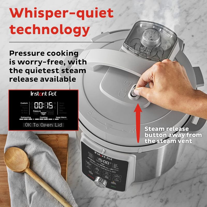 Photo 5 of (READ FULL POST) Instant Pot Duo Plus, 8-Quart Whisper Quiet 9-in-1 Electric Pressure Cooker, Slow Cooker, Rice Cooker, Steamer, Sauté, Yogurt Maker, Warmer & Sterilizer, App With Over 800 Recipes, Stainless Steel 8QT Duo Plus