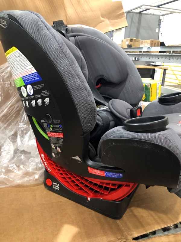 Photo 3 of Britax One4Life Convertible Car Seat, 10 Years of Use from 5 to 120 Pounds, Converts from Rear-Facing Infant Car Seat to Forward-Facing Booster Seat, Machine-Washable Fabric, Glacier Graphite