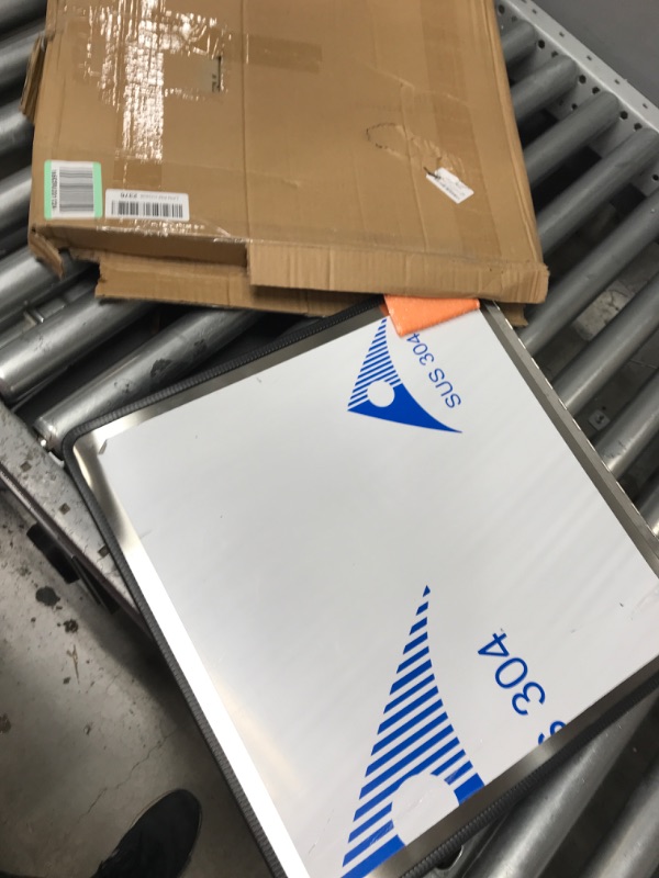 Photo 1 of XINBADA Grease Splatter Guard For Frying Pan,Splatter Screen For Frying Pan, Splatter Guard Anti Splatter Sheet Oil Guard Foldable Stainless Steel Oil Splatter Guard (4 Sided 31.5 * 17.7 * 17.7INCH) 4 Sided 31.5*17.7*17.7INCH