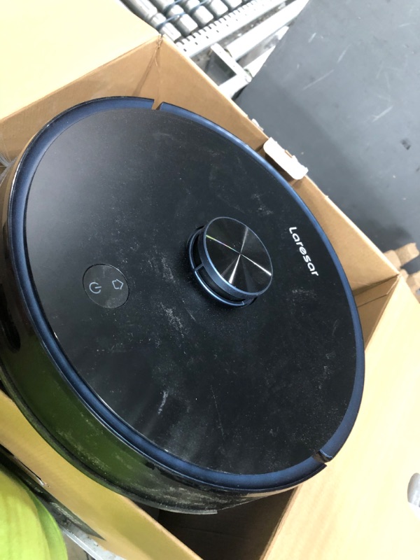 Photo 4 of (PARTS ONLY)Laresar Robot Vacuum and Mop with Auto Dirt Disposal, Max 3500pa Suction, App Control, Editable Map, Lidar Navigation Smart Mapping, Works with Alexa, L6 Pro Robot Vacuum Cleaner Ideal for Pet Hair 13.8*13.8*3.8 inches