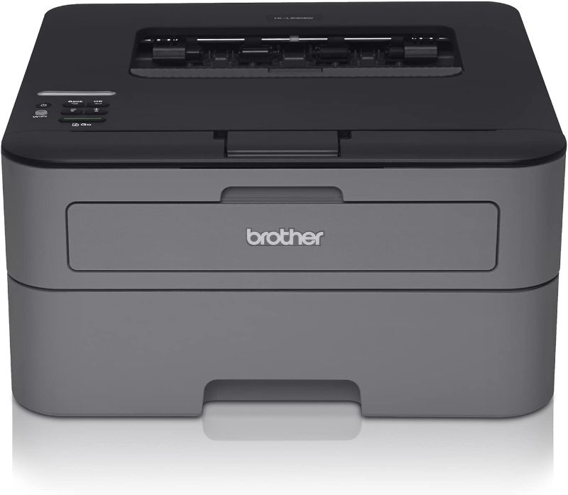 Photo 1 of Brother HLL2305W Compact Mono Laser Single Function Printer with Wireless and Mobile Device Printing (RHLL2305W) (Renewed) Renewed: HLL2305W (Wireless)