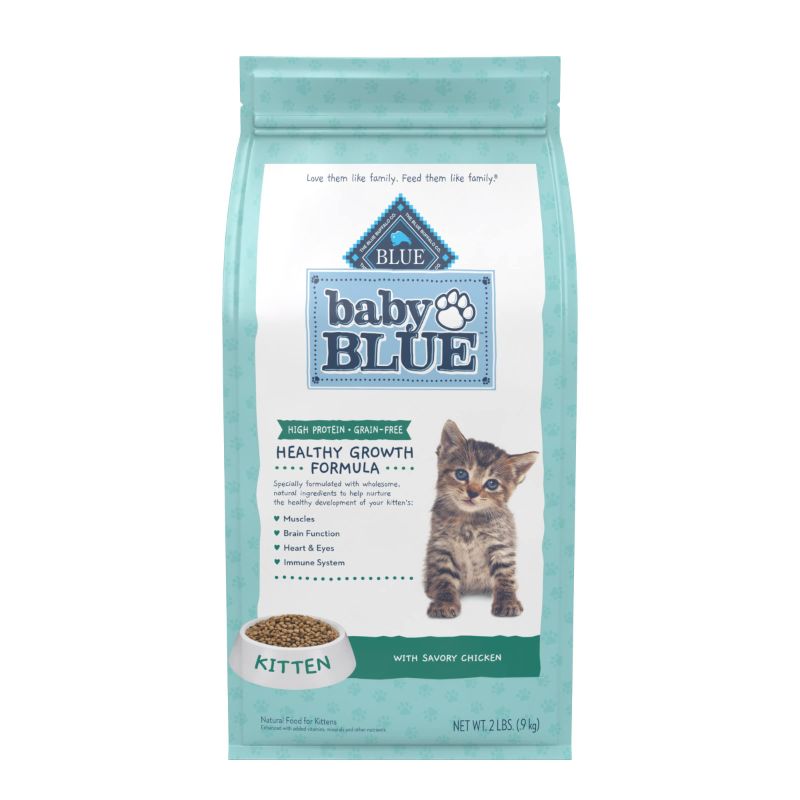 Photo 1 of BB:07/20/24
Blue Buffalo Baby BLUE Healthy Growth Formula Grain Free High Protein, Natural Kitten Dry Cat Food, Chicken 2-lb 2 Pound (Pack of 1)