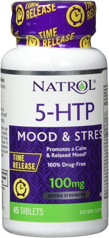 Photo 1 of **EXP DATE: 09/30/24
5-Htp 100Mg Time Release by Natrol - 45 Tab,