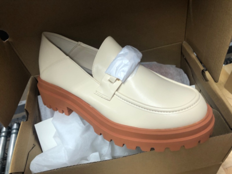 Photo 2 of 9.5
Viandso Platform Loafers for Women with Chain Slip On Round Toe Chunky Loafer Shoes Penny Casual Shoes