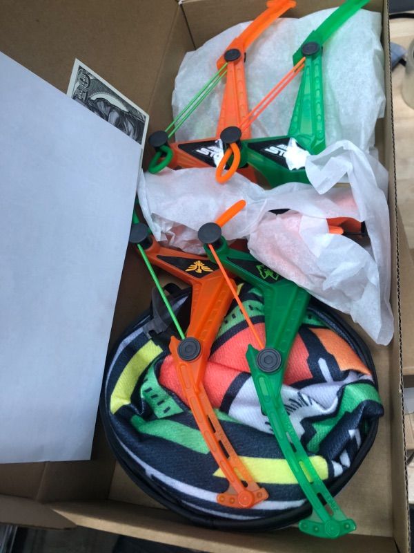 Photo 1 of Zing Launching Combo Fun Pack, Includes 2 Sky Ripperz (Fly up to 250 Ft), 1 Sky Ripperz Heli Howler (Fly up to 150 Ft), 1 Sky Gliderz (Loops & Glides 120 Ft) and 1 Rip Zip Launcher, for Ages 8 and Up Modern