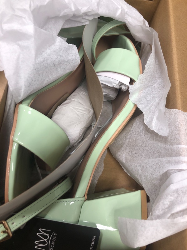 Photo 1 of light green size 8.5 high heel