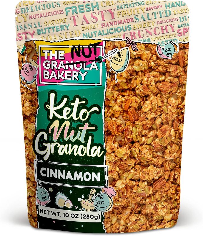 Photo 1 of **EXP DATE: 6/15/2024**
 2 bags The Granola Bakery Cinnamon Nut Keto Granola Cereal | Nearly 50% Nuts | Sugar Alcohol Free | Low Carb Snack, 10 Ounces
