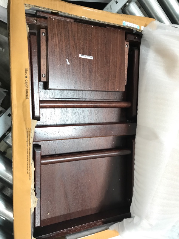 Photo 1 of Winsome Alden Flip-Top Folding Lap Desk with Drawer, Walnut