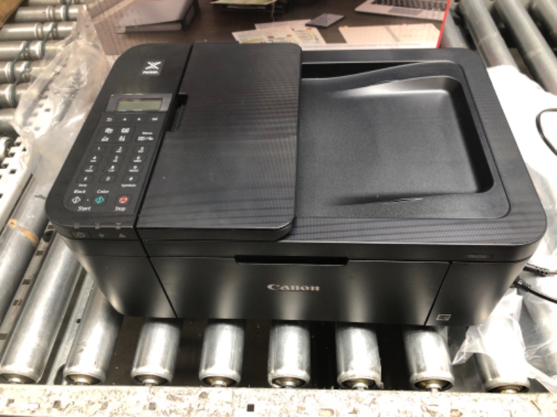 Photo 1 of Canon PIXMA TR4720 All-in-One Wireless Color Inkjet Printer, Black - Print Copy Scan Fax - 2-Line LCD Display, 4800 x 1200 dpi, Auto 2-Side Printing, 20-Sheet ADF, DAODYANG Printer_Cable