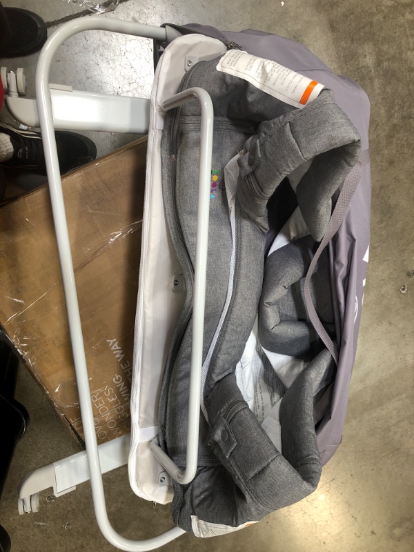 Photo 1 of 3 in 1 Baby Bassinet, Bedside Sleeper, & Playpen, Easy Folding Portable Crib (Grey)- KoolaBaby (Bassinet)
