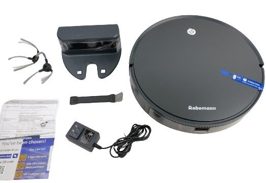 Photo 1 of Robomann SI-380 Robot Vacuum and Docking Station (Works in App, No Remote)
