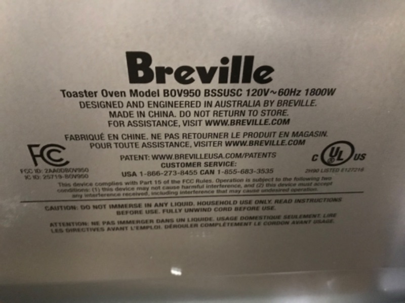 Photo 3 of *USED* LITTLE DENT* Breville the Joule Oven Air Fryer Pro, BOV950BSS, Brushed Stainless Steel