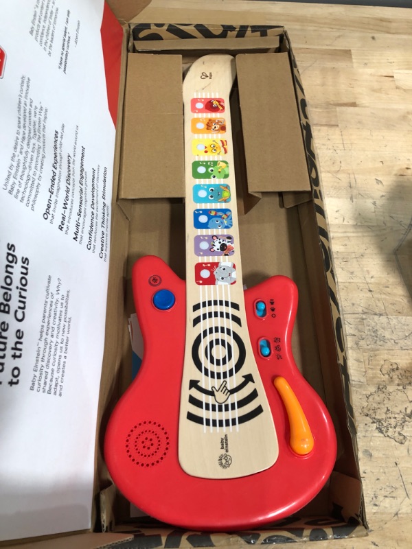 Photo 2 of Baby Einstein Together in Tune Guitar? Safe Wireless Wooden Musical Toddler Toy, Magic Touch Collection, Age 6 Months+ Connected Guitar