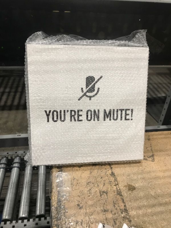 Photo 1 of "You're On Mute" Sign