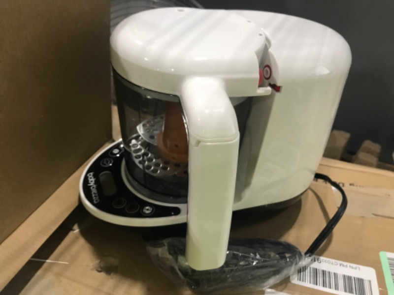 Photo 2 of *used* parts only*Baby Brezza One Step Baby Food Maker Deluxe – Cooker and Blender in One to Steam and Puree Baby Food for Pouches - Make Organic Food for Infants and Toddlers - Set Includes 3 Pouches and 3 Funnels