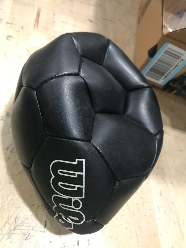 Photo 2 of WILSON Traditional Soccer Ball Size 4 Black