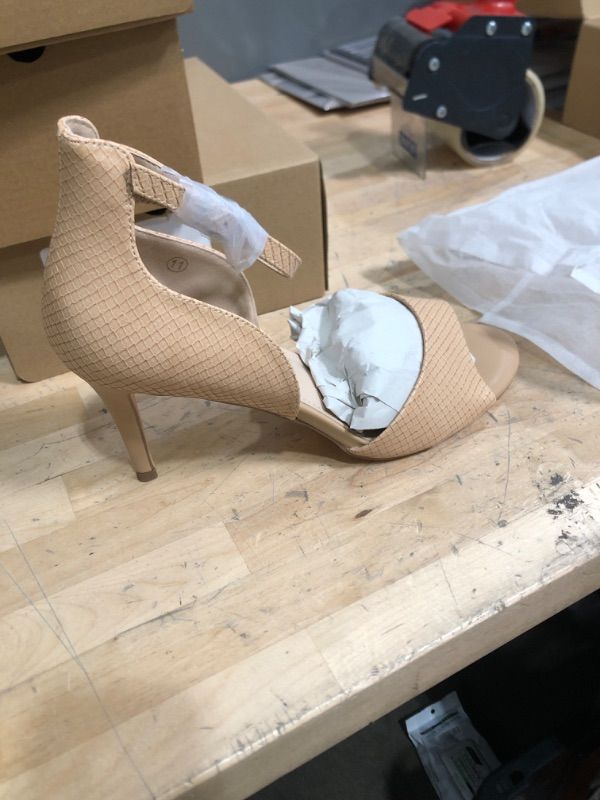 Photo 1 of Coutgo Womens Open Toe High Heeled Sandals Ankle Strap Stiletto D'Orsay Wedding Dress Shoes
