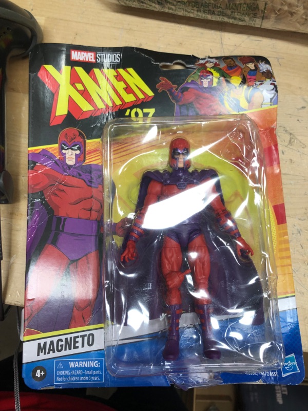 Photo 2 of Marvel Hasbro Legends Series Magneto, X-Men ‘97 Collectible 6 Inch Action Figures, Legends Action Figures