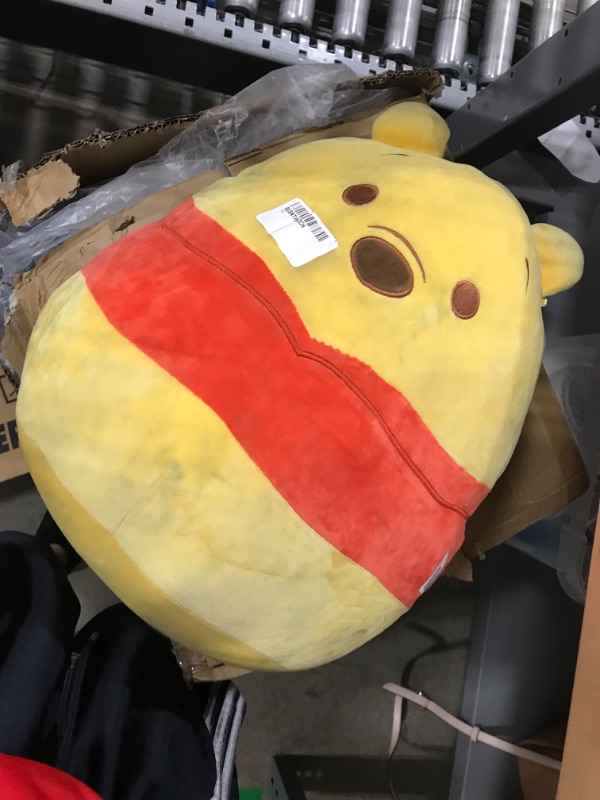 Photo 1 of (STAINED) Winnie The Pooh Squishmallow Pillow Plush Toy approx 15x15" 