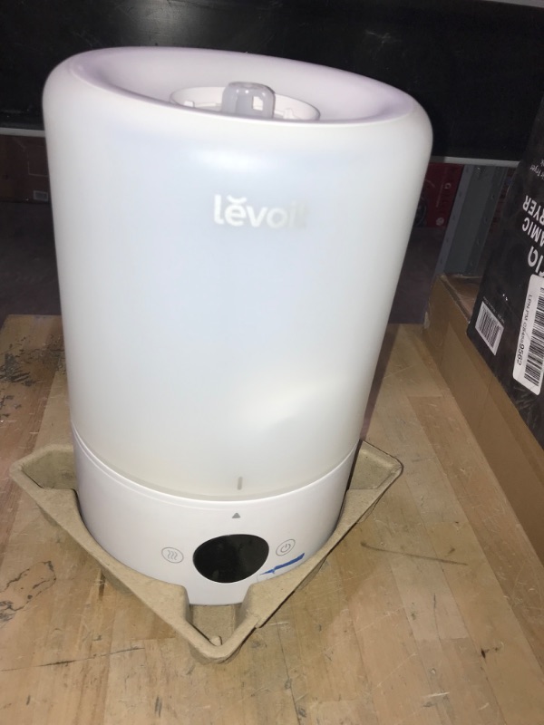 Photo 2 of LEVOIT Top Fill Humidifiers for Bedroom, Super Easy to Fill and Clean, 26db Quiet Cool Mist Air Humidifier for Home Baby Nursery & Plants, Auto Shut-off and BPA-Free for Safety, 2.5L, 360° Nozzle
