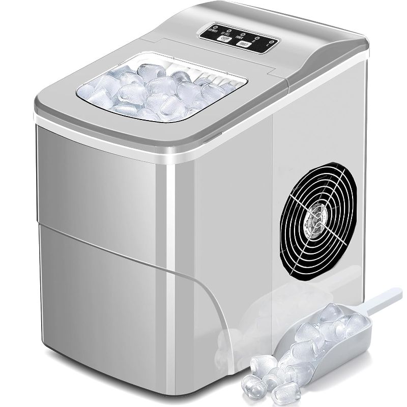 Photo 1 of (SEE NOTES) Frigidaire 3140357 Icemaker Countertop Ice Maker Machine, Portable Ice Makers Countertop 26LB Maker 