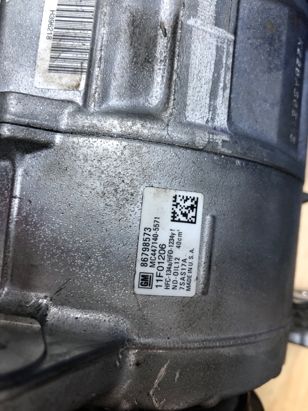 Photo 5 of **USED** UNABLE TO TEST**
ACDelco 15-22310 GM Original Equipment Air Conditioning Compressor and Clutch Assembly