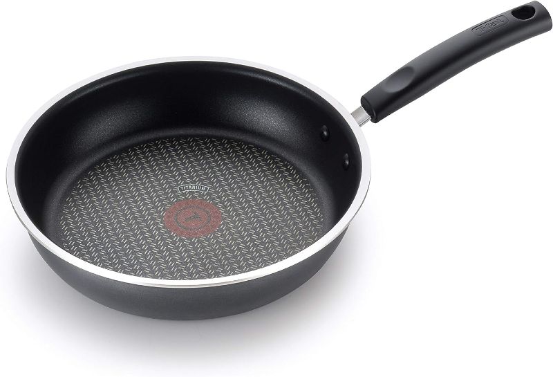 Photo 1 of **HEAVY USE**
T-fal Signature Nonstick Fry Pan 12 Inch Cookware, Pots and Pans, Dishwasher Safe Black
