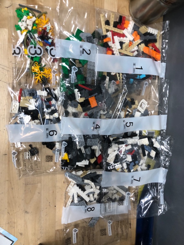 Photo 2 of **ALL BAGS(1-8), BOOK, AND STICKERS INCLUDED**
LEGO Horizon Forbidden West: Tallneck 76989 Building Sett; Collectible Gift for Adult Gaming Fans; Model of The Iconic Machine with a Display Stand (1,222 Pieces)