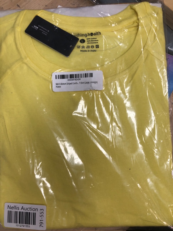 Photo 1 of MENS LARGE YELLOW T SHIRT